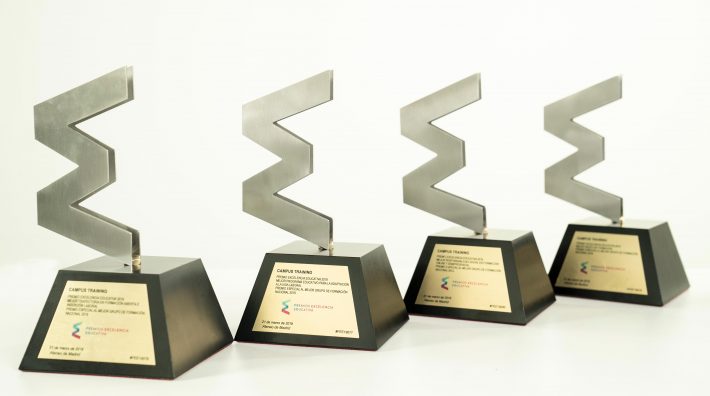 campus training premios, Campus Training recibe 5 Premios Excelencia Educativa 2019