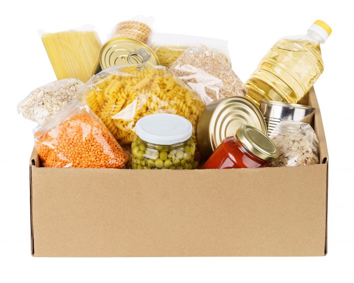 CAJA DONACION ALIMENTOS