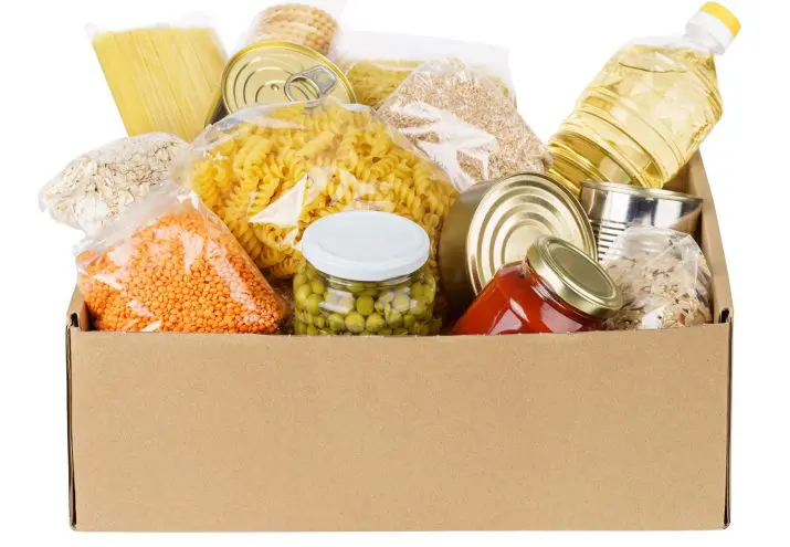 CAJA DONACION ALIMENTOS
